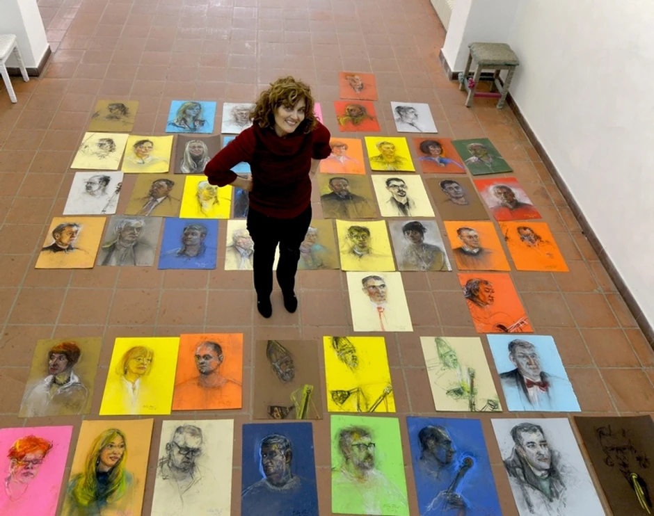 Umetnica je uradila portrete 53 Kikinđana