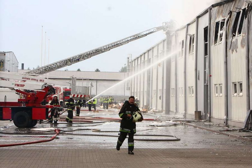 Wielki pożar w centrum handlowym. Foto