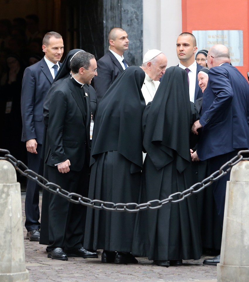 Papież Franciszek odwiedził siostry prezentki