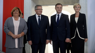 Para prezydencka spotkała się z Bronisławem i Anną Komorowskimi