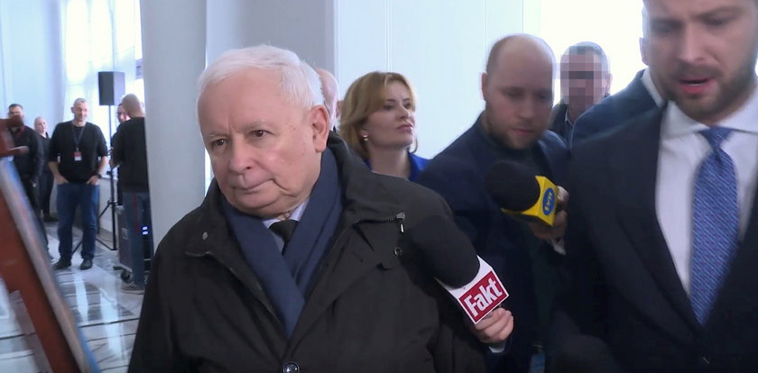 Kaczyński zdenerwowany pytaniem o Glapińskiego. Nazywa go "kolegą" [WIDEO]