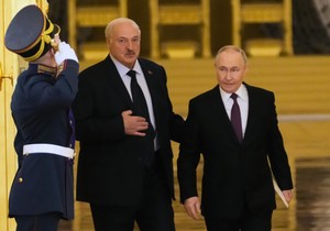 Aleksandar Lukašenko i Vladimir Putin u Moskvi 26. februara
