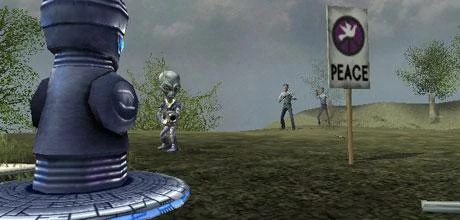 Screen z gry "Destroy All Humans! 2"