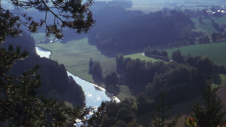 Rzeka Soława w pobliżu niemieckiego miasta Hof.