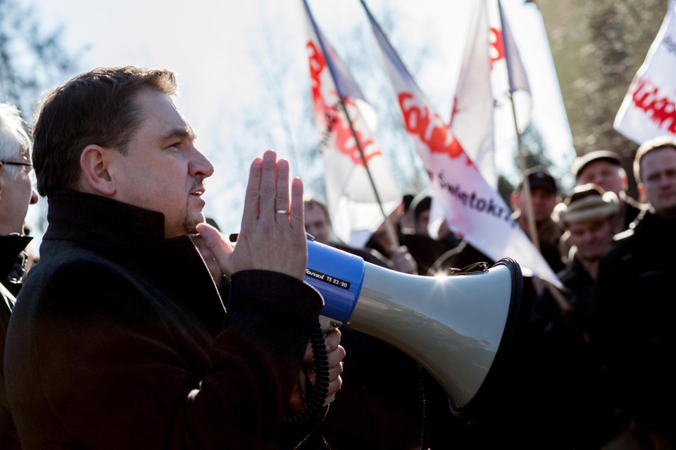 Manifestowali w obronie pracowników Premy