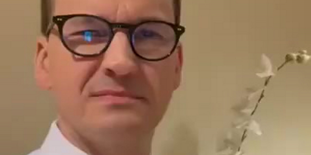 Dzień Kobiet. Mateusz Morawiecki nagrał życzenia. 