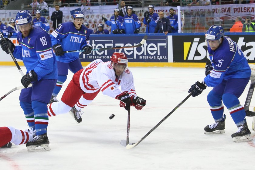 Hokejowa mistrzostwa świata 1A: Polska - Włochy 1:2