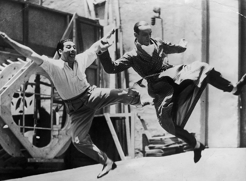Fred Astaire i reżyser Mark Sandrich