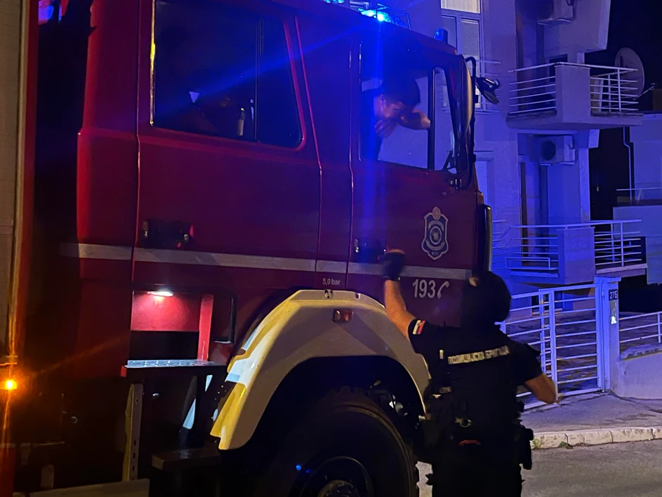 Vatrogasci na mestu pucnjave