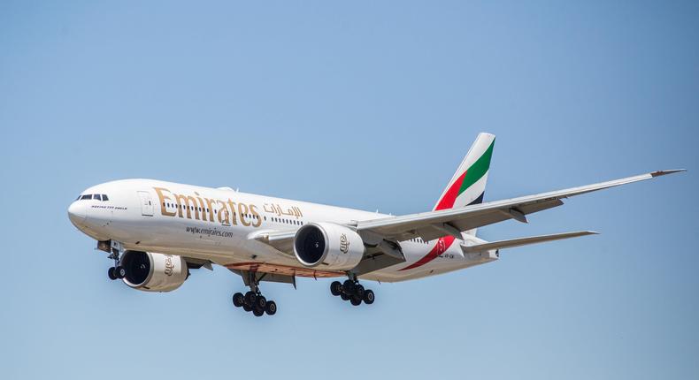 An Emirates jet flew almost halfway to New Zealand from Dubai before being forced to turn back.SOPA Images/Getty Images