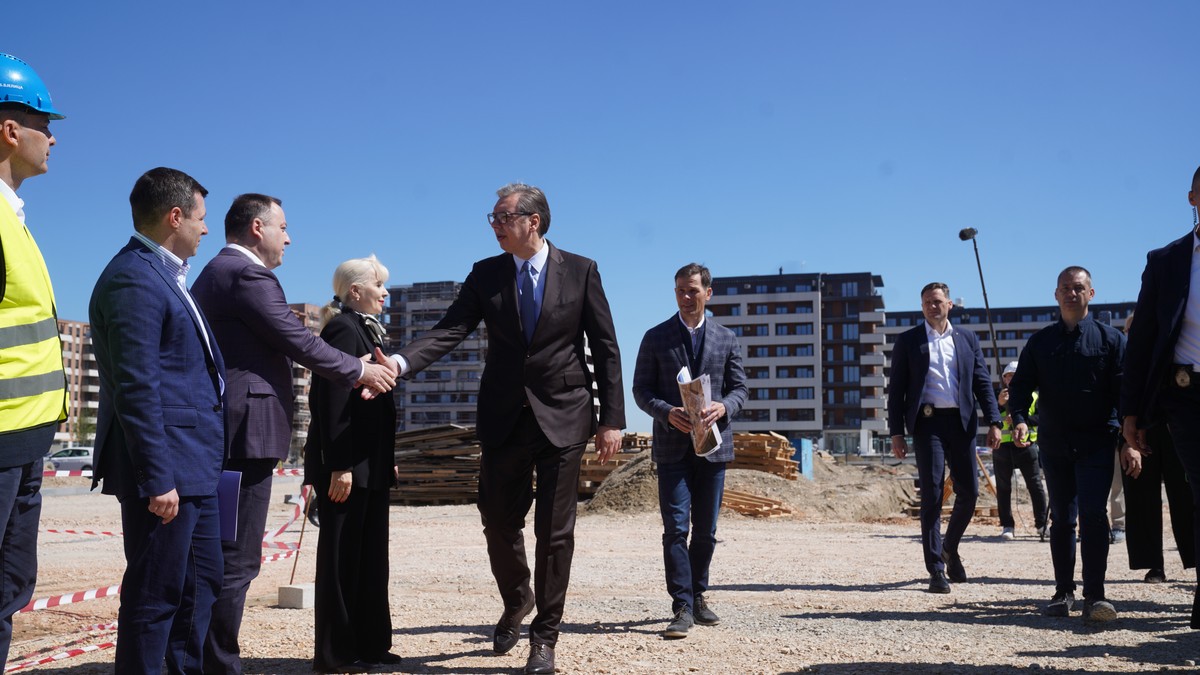 Aleksandar Vučić obilazi radove u okviru Ekspo projekta 