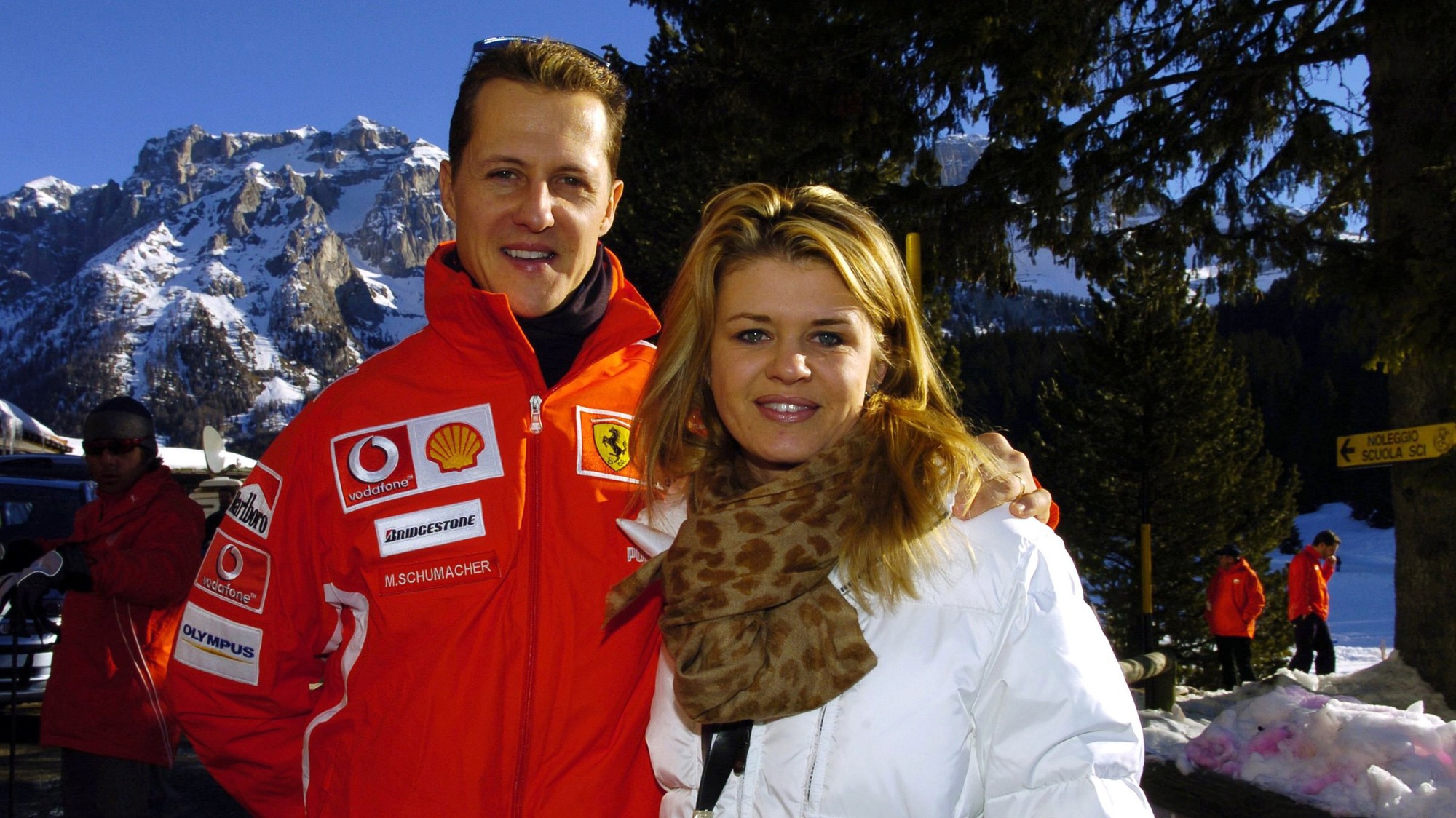 Manželia Michael Schumacher a Corinna Schumacher.