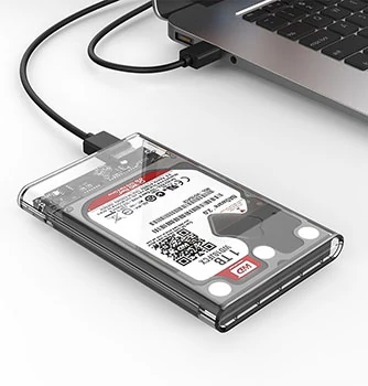 Dla ułatwienia migracji dotychczasowego systemu z laptopa na nowy dysk można wykorzystać tani adapter USB 3.0 do SATA lub obudowę dysku z takim samym interfejsem , pozwalającym podłączyć do komputera nowy dysk SATA przez złącze USB 3.0.