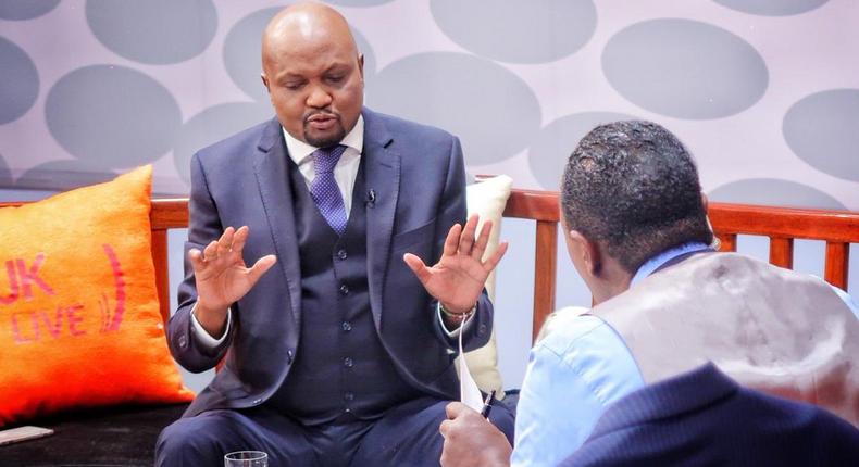 MP Moses Kuria during a past appearance on JKL