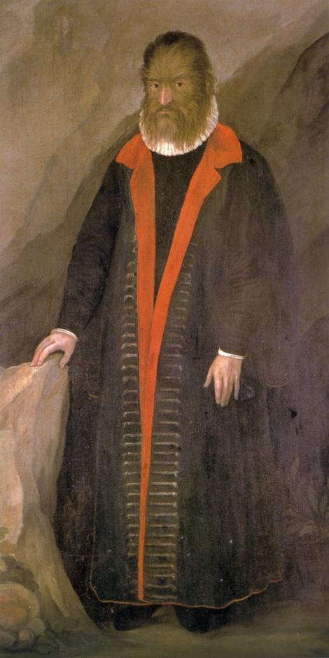 Petrus Gonsalvus oko 1580.
