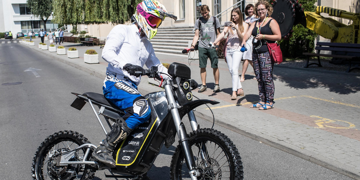 Studenci z AGH zbudowali elektryczny motocykl