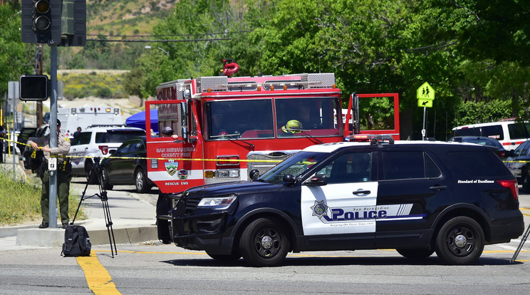 A kaliforniai San Bernardino egyik iskolájában hétfőn kezdett el lövöldözni egy férfi /Fotó: AFP