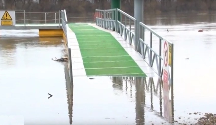 Ponton na izletištu Zabran