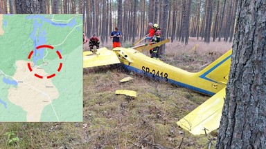 Na Kaszubach rozbił się szybowiec, nie żyje pilot