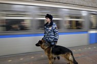 Aftermath of a blast in St. Petersburg metro