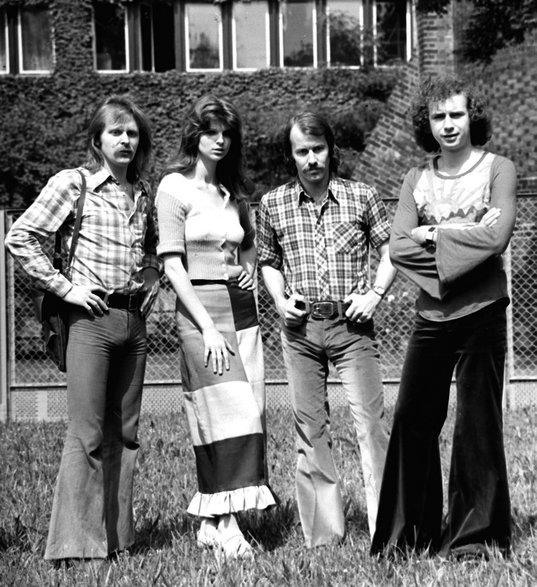 Zespół wokalny 2+1, od lewej: Janusz Kruk, Elżbieta Dmoch, Andrzej Krzysztofik, 1973 r.