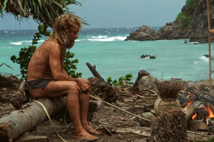 Tom Hanks w filmie 'Cast Away. Poza światem'