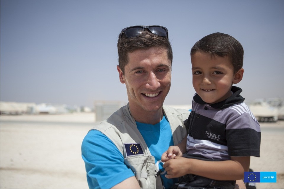 Robert Lewandowski ambasadorem UNICEF