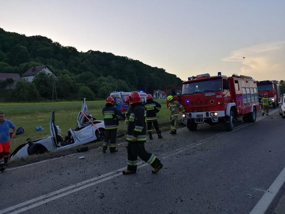 Wypadek w Olszynach koło Zakliczyna