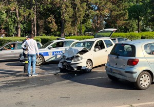 Saobraćajna nesreća kod Pravnog fakulteta
