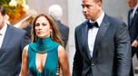 Jennifer Lopez w zielonej sukni