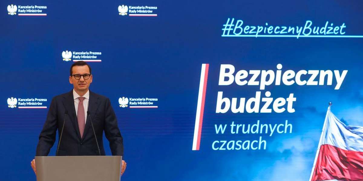 Premier Mateusz Morawiecki pokazał projekt budżetu państwa na 2024 rok.