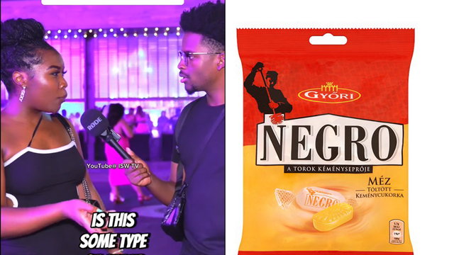 A Negro cukorkával szívatott meg feketéket egy humorista