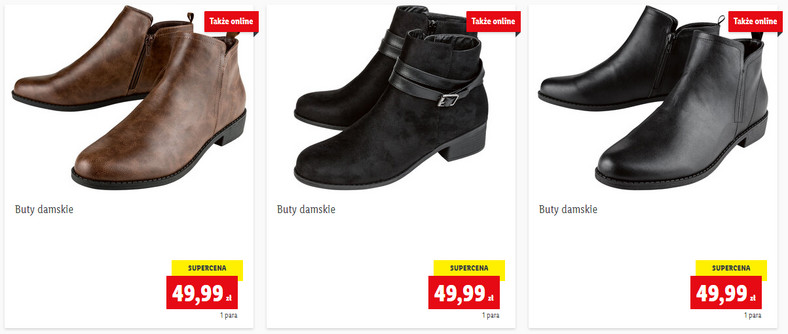 Lidl - modne sztyblety na jesień za mniej niż 50 zł - Moda