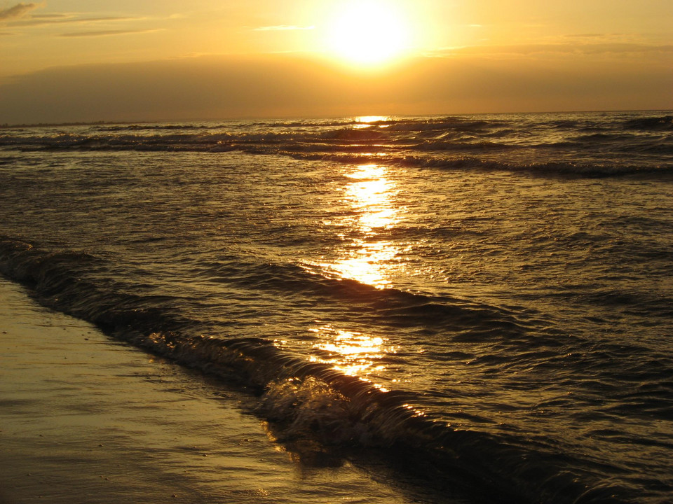 Beata - zachód słońca-Jantar, wakacje 2007