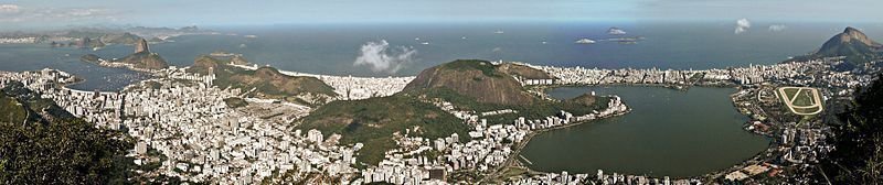 Panorama Rio de Janeiro (fot. Jens Hausherr, opublikowano na licencji Creative Commons Attribution-Share Alike 2.0 Generic)