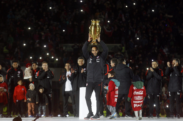 Copa America: Tylko sześciu piłkarzy na oficjalnej fecie po wygranej Chile