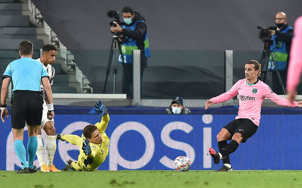 Wojciech Szczęsny i Antoine Griezmann