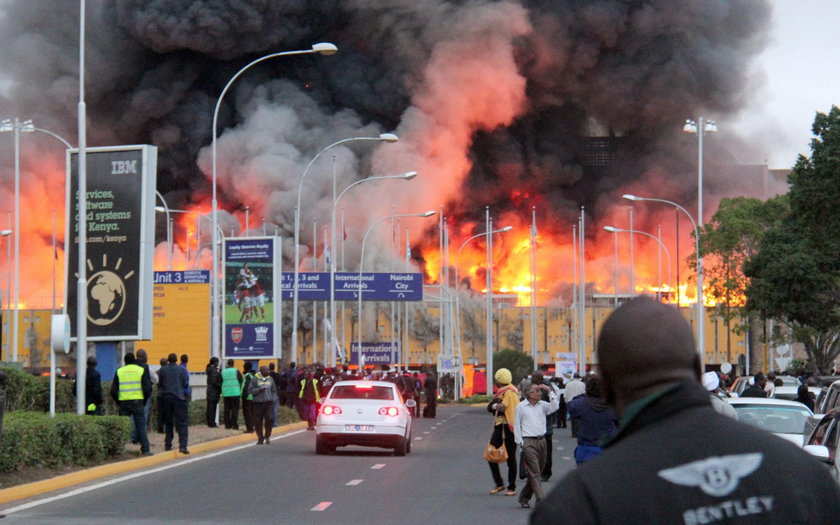 Pożar w Nairobi