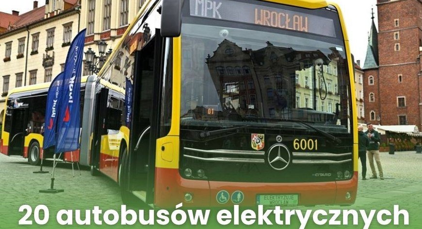 Po Wrocławiu jeżdżą już elektryczne Mercedesy Niebawem ma ich pojawić się więcej