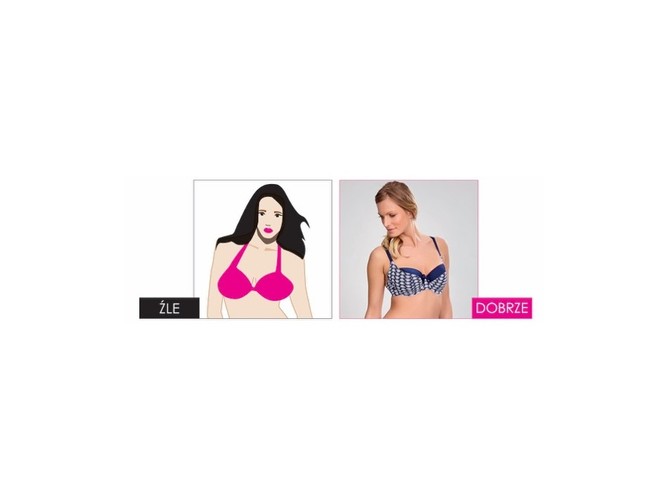 Błędy w doborze stroju kąpielowego: SPŁASZCZONE OWALE