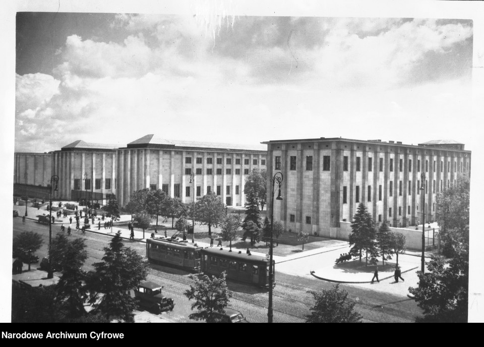 Muzeum Narodowe w Warszawie, widok z 1938 r.