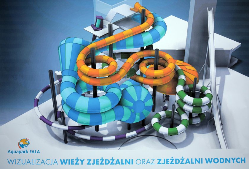 Aquapark Fala w Łodzi Będą nowe zjeżdżalnie