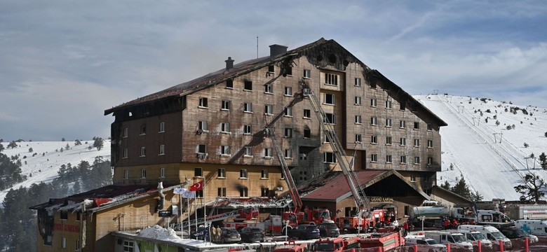 Żałoba narodowa w Turcji. 76 osób zginęło w pożarze hotelu