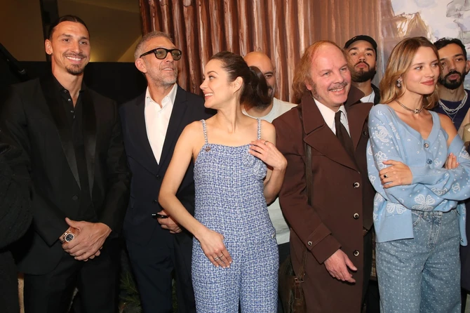 Ibrahimović na premijeri filma  "Asteriks i Obeliks: Srednje kraljevstvo" u Parizu  BERTRAND RINDOFF PETROFF/Bestimage