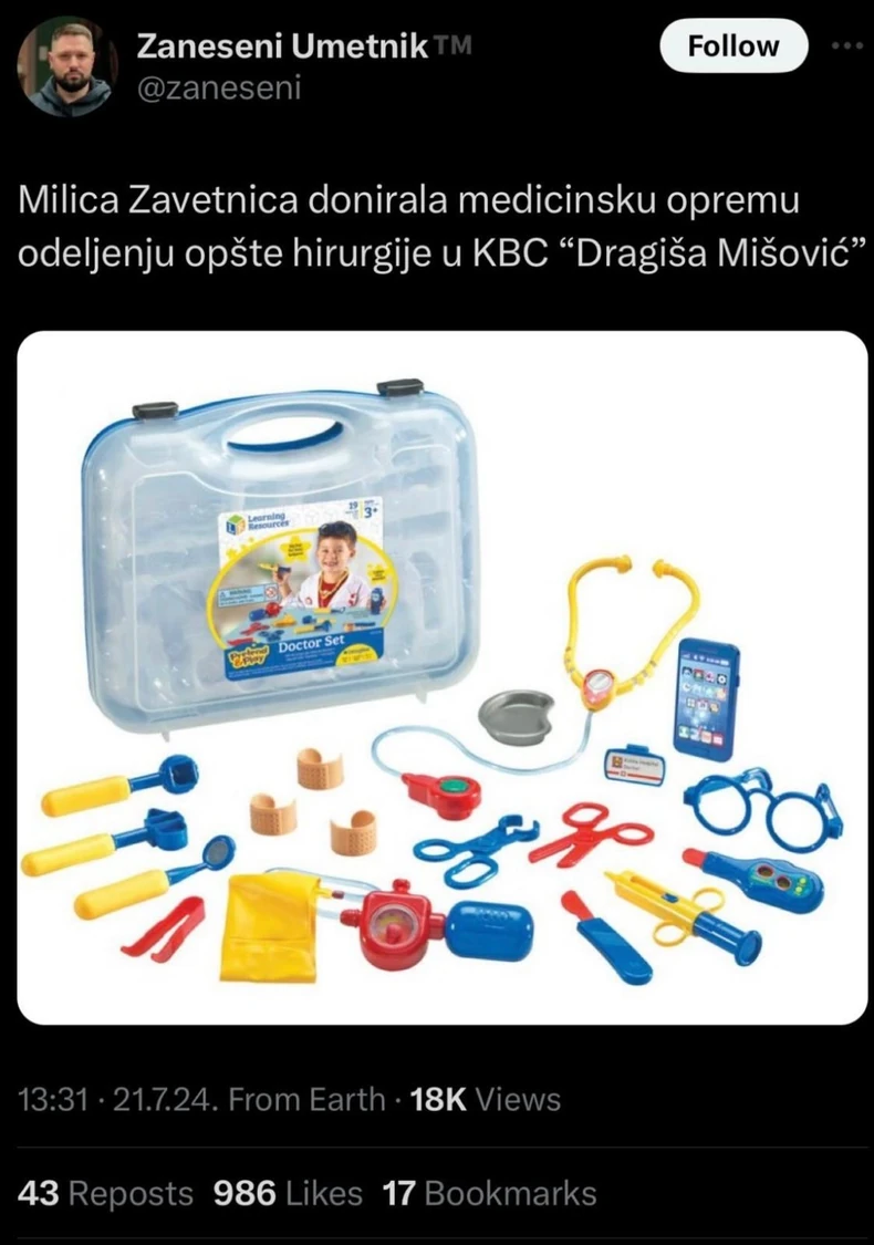 Postovi na društvenoj mreži X o ministarki Milici Đurđević Stamenkovski