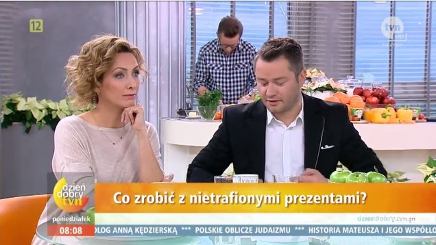 Anna Kalczyńska i Jarosław Kuźniar w "Dzień Dobry TVN"