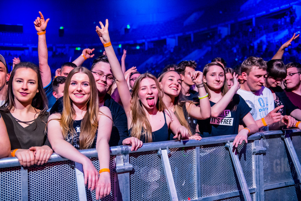 Hardwell na koncercie w Polsce - zdjęcia publiczności z Tauron Arena Kraków