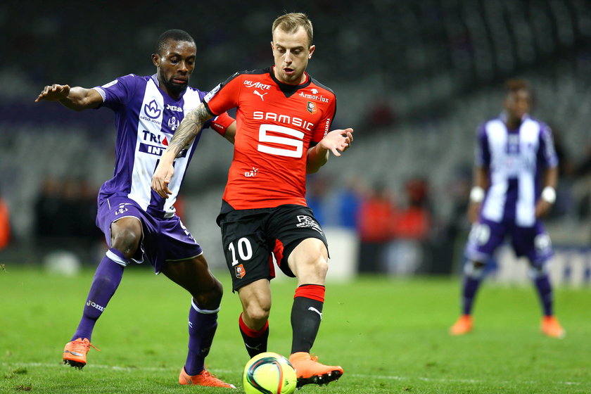 Kamil Grosicki znów dał Stade Rennes zwycięstwo. Tym razem załatwił Toulouse