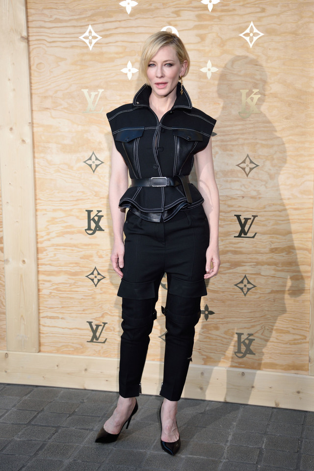 Cate Blanchett na pokazie torebek Louis Vuitton