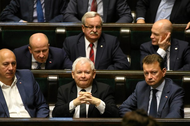 Joachim Brudziński, Jarosław Kaczyński, Mariusz Błaszczak